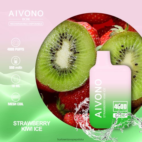 lody truskawkowe i kiwi
