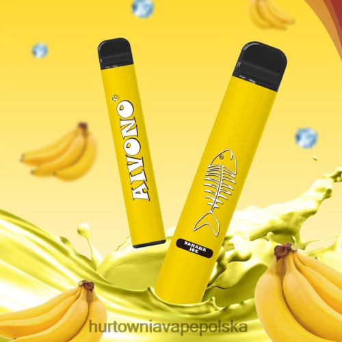 Vape Shop Kraków - Aivono AIM FISHBONE 600 lód bananowy VB00FF276