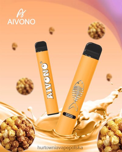 Vape Shop Kraków - Aivono AIM FISHBONE 600 popcorn karmelowy VB00FF286