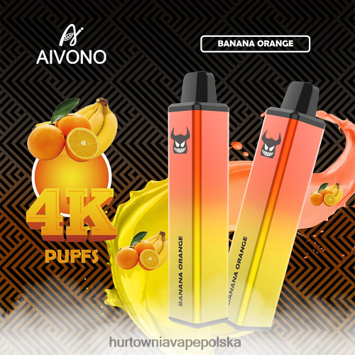 Vape Shop Białystok - Aivono AIM FREAK 4000 bananowa pomarańcza VB00FF258
