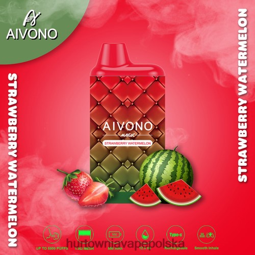 Hurtownia Vape W Polsce - Aivono AIM MAGIC Papieros w pudełku ustnym 5800 arbuz truskawkowy VB00FF99