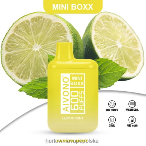 Vape Tech Poland - Aivono AIM MINI BOXX 600 cytryna, mięta VB00FF233