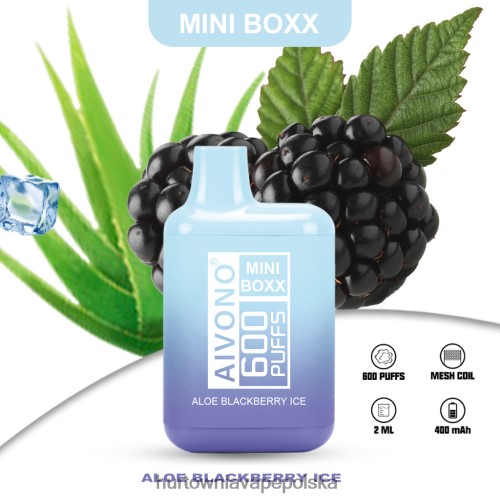 Wapować Kupic - Aivono AIM MINI BOXX 600 lód bieżący aloesowy VB00FF240
