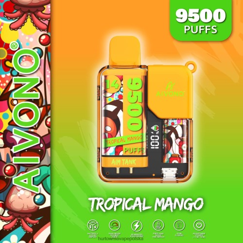 Hurtownia Vape W Polsce - Aivono AIM TANK 9500 tropikalne mango VB00FF39