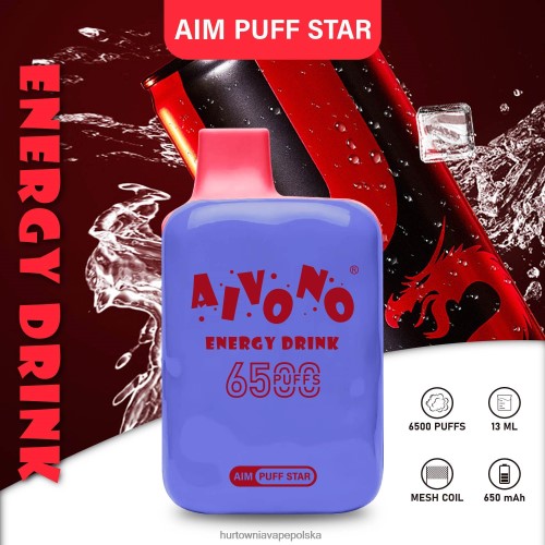 Vape Tech Poland - Aivono AIM PUFF STAR 6500 napój energetyczny VB00FF293