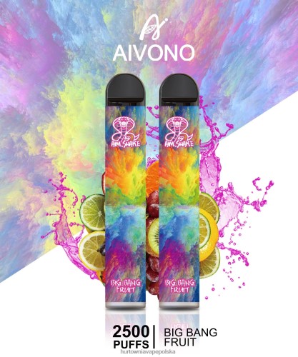 Hurtownia Vape PL - Aivono AIM SNAKE 2500 owoc wielkiego wybuchu VB00FF322