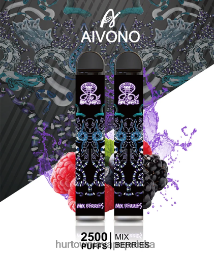 Hurtownia Vape PL - Aivono AIM SNAKE 2500 wymieszać jagody VB00FF312