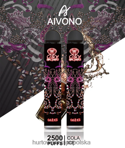 Hurtownia Vape Polska - Aivono AIM SNAKE 2500 lód coli VB00FF301