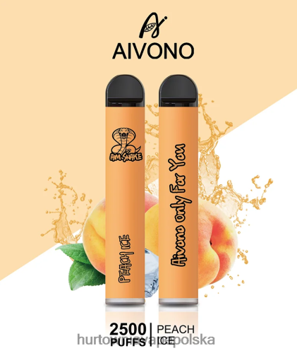 Vape Shop Kraków - Aivono AIM SNAKE 2500 lód brzoskwiniowy VB00FF316