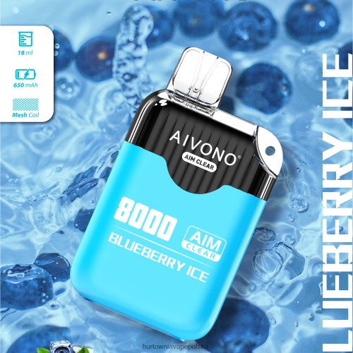 Vape Shop Kraków - Aivono AIM CLEAR 8000 lód jagodowy VB00FF206