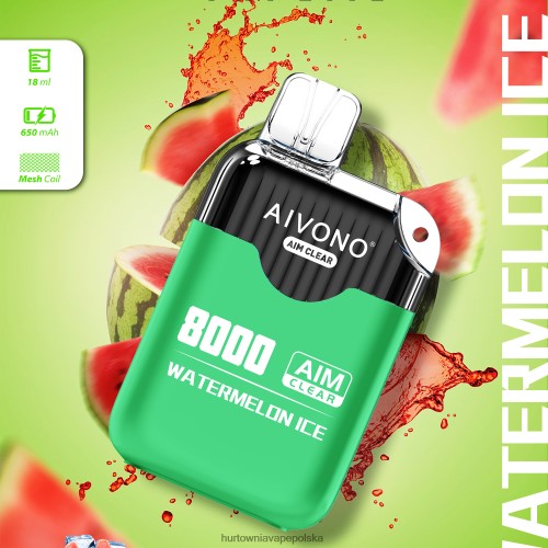 Vape Shop Warszawa - Aivono AIM CLEAR 8000 lód arbuzowy VB00FF204