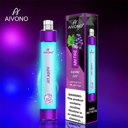 Hurtownia Vape W Polsce - Aivono AIM FIRE 1000 lód winogronowy VB00FF329
