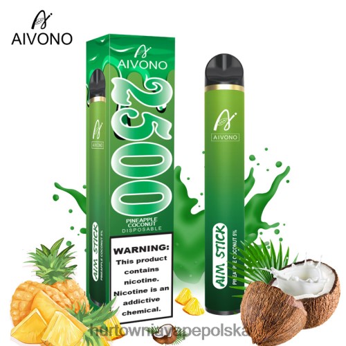 ananas, kokos