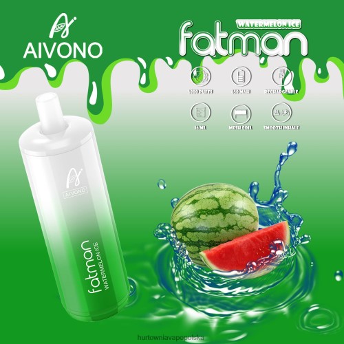 Vape Shop Białystok - Aivono FATMAN 6800 lód arbuzowy VB00FF28