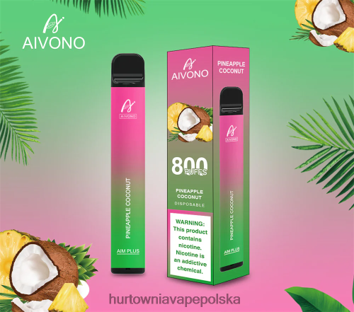 ananas, kokos