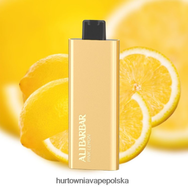 Hurtownia Vape W Polsce - Alibarbar Pandora 7000 jednorazowych waporyzatorów różowa cytryna 00000059