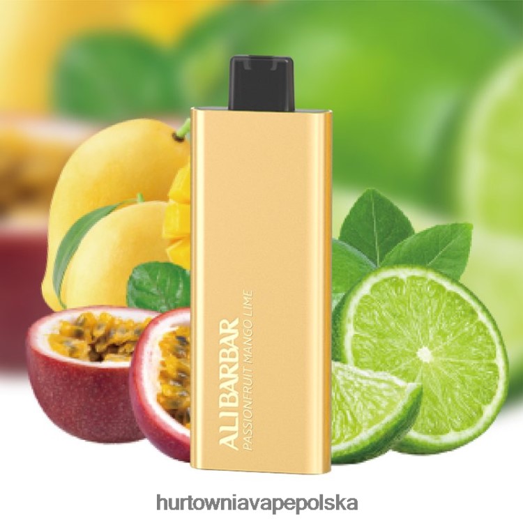 Vape Shop Białystok - Alibarbar Pandora 7000 jednorazowych waporyzatorów marakuja, mango, limonka 00000058