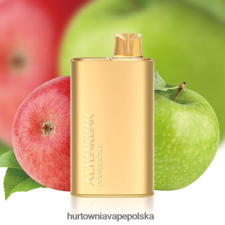 Vape Shop Lublin - Alibarbar Rich 8000 jednorazowych waporyzatorów podwójne jabłko 0000005