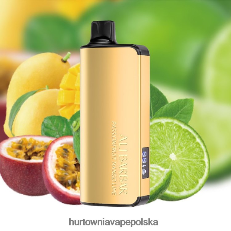 Hurtownia Vape W Polsce - Alibarbar Ingot 20000 jednorazowych waporyzatorów marakuja, mango, limonka 00000039