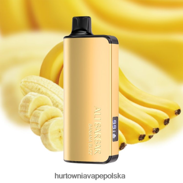 Vape Shop Kraków - Alibarbar Ingot 20000 jednorazowych waporyzatorów bananowe szaleństwo 00000046