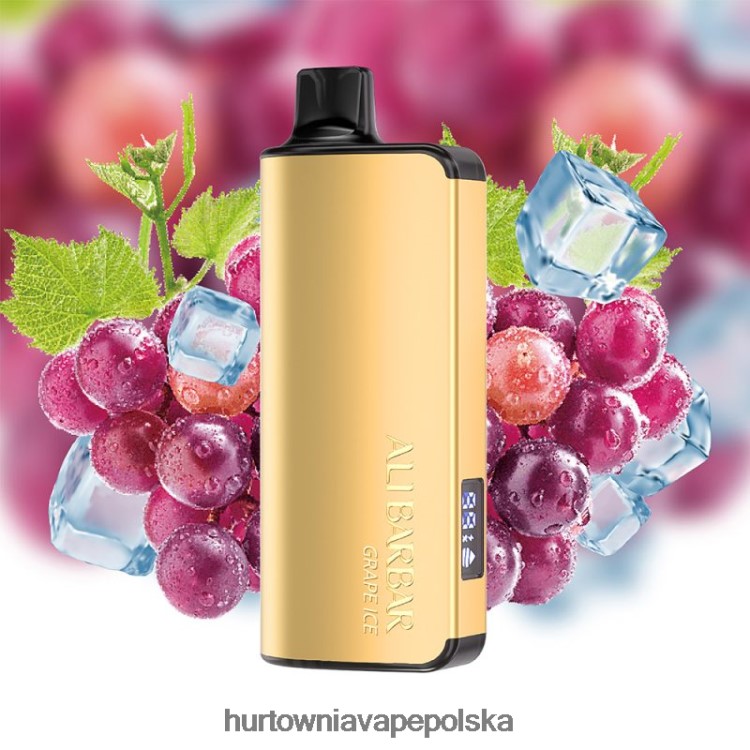 Vape Shop Wrocław - Alibarbar Ingot 20000 jednorazowych waporyzatorów lód winogronowy 00000037