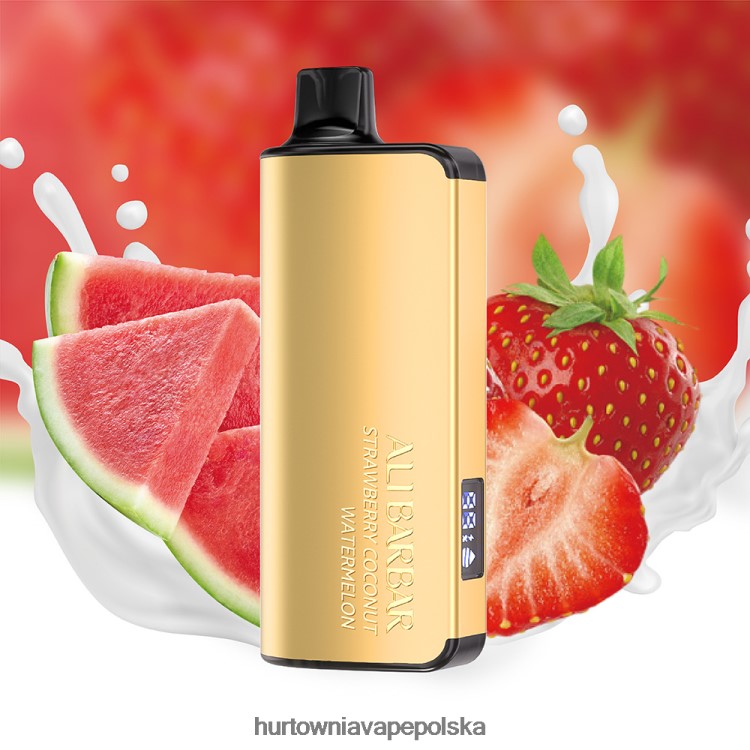 Vape Shop Warszawa - Alibarbar Ingot 9000 jednorazowych waporyzatorów arbuz truskawkowo-kokosowy 00000024