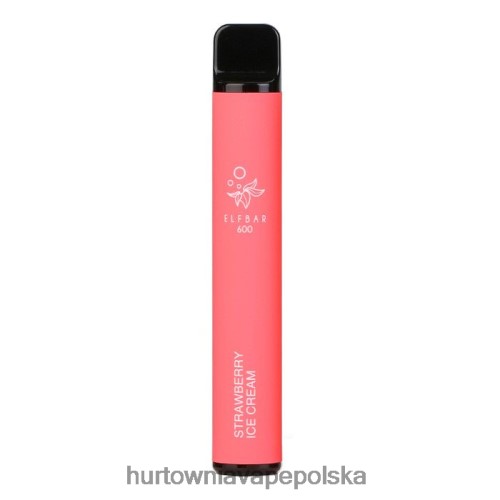 Vape Shop Warszawa - lody truskawkowe VPNZX104 ELFBAR 600