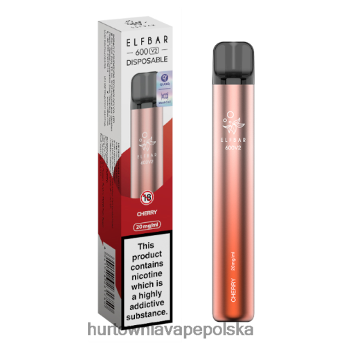 Hurtownia Vape W Polsce - wiśnia VPNZX279 ELFBAR 600V2 20 mg