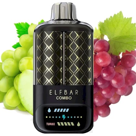 Hurtownia Vape W Polsce - Elf Bar Combo 25000 zielone winogrona i winogrona 6J2T9