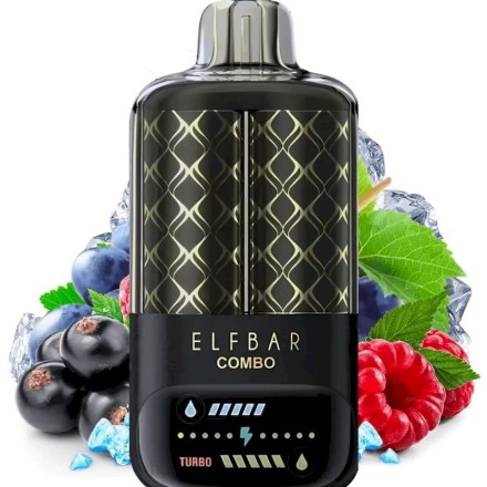 Vape Shop Białystok - Elf Bar Combo 25000 czarna porzeczka, malina i winogrono 6J2T8