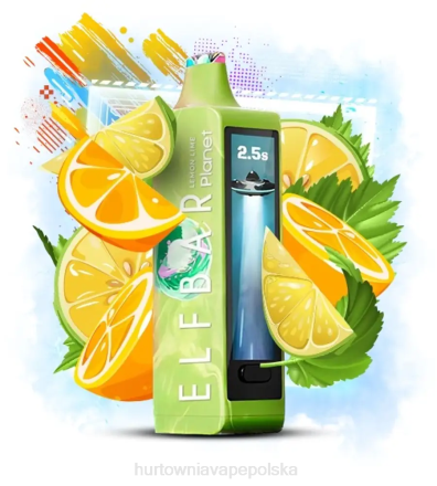 Vape Shop Kraków - Elf Bar Planet 25000 cytryna, limonka 6J2T16