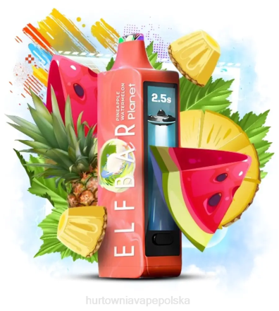 Vape Shop Lublin - Elf Bar Planet 25000 arbuz ananasowy 6J2T25