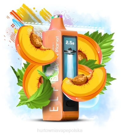 Vape Shop Warszawa - Elf Bar Planet 25000 brzoskwinia 6J2T24