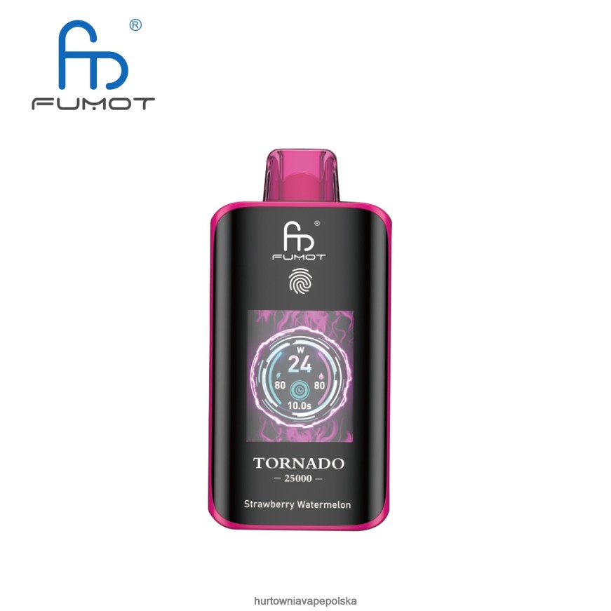 Vape Shop Kraków - Fumot Tornado 25000 jednorazowych waporyzatorów arbuz truskawkowy 46PH2X16