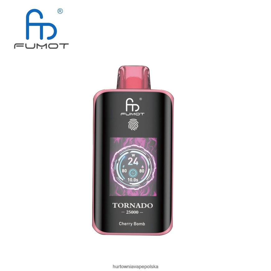 Vape Shop Warszawa - Fumot Tornado 25000 jednorazowych waporyzatorów wiśniowa bomba 46PH2X4