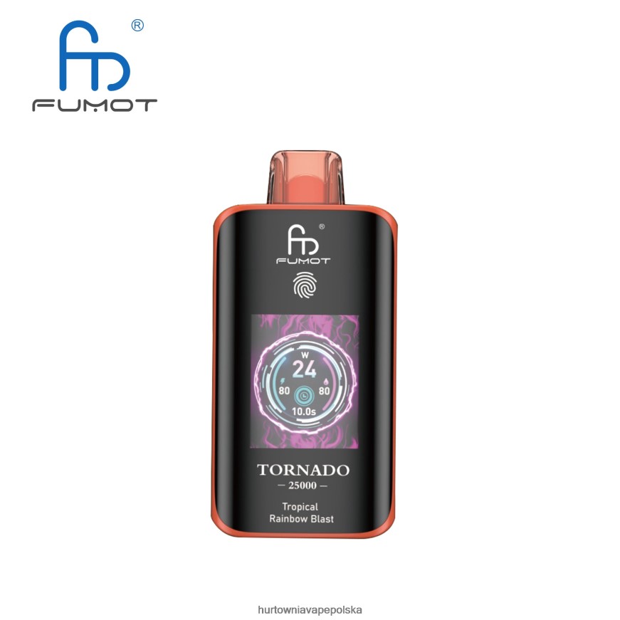 Vape Tech Poland - Fumot Tornado 25000 jednorazowych waporyzatorów podmuch tropikalnej tęczy 46PH2X13
