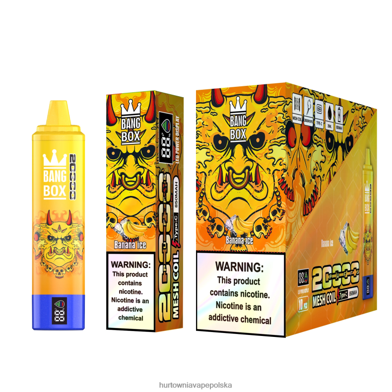 Hurtownia Vape PL - Bang Box 20000 lód bananowy J66LVB57