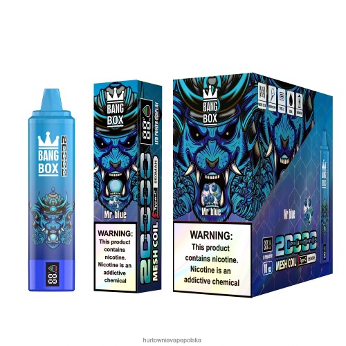 Hurtownia Vape W Polsce - pan niebieski VPNZX129 Bang Box 20000