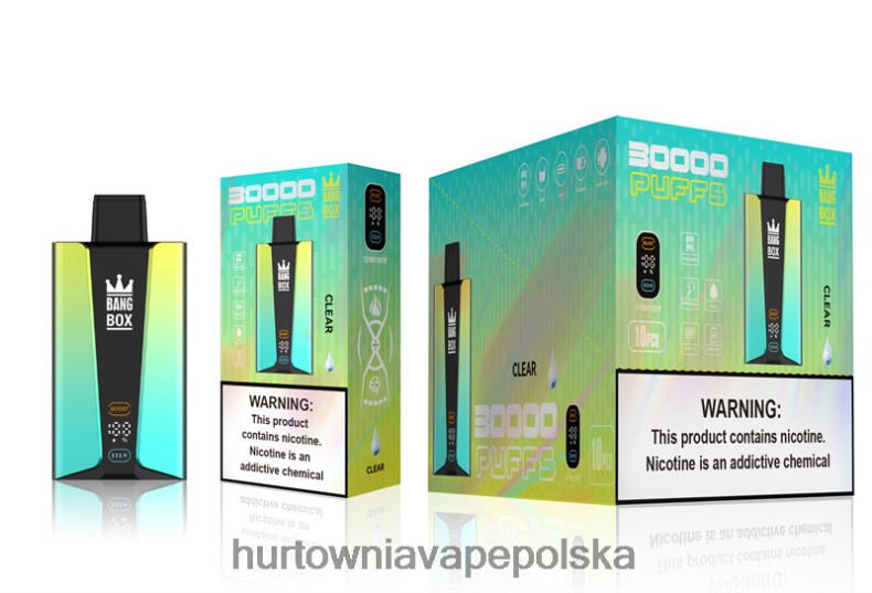 Vape Shop Białystok - Bang Box Inteligentny ekran o pojemności 30 000 zaciągnięć jasne J66LVB76