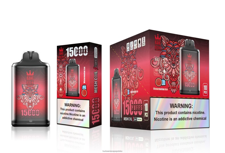 Vape Shop Białystok - Bang Box s1-15000 zaciągnięć lód arbuzowy J66LVB106