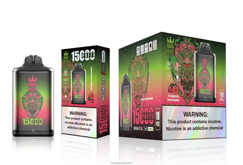 Vape Shop Lublin - Bang Box s1-15000 zaciągnięć arbuz truskawkowy J66LVB103