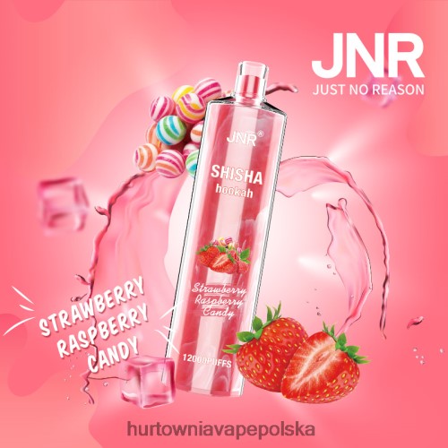 Hurtownia Vape Polska - cukierki truskawkowo-malinowe VPNZX691 JNR SHISHA
