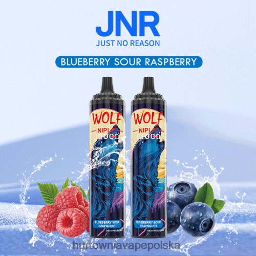 Hurtownia Vape PL - jagoda kwaśna malina VPNZX762 JNR WOLF NIPLO