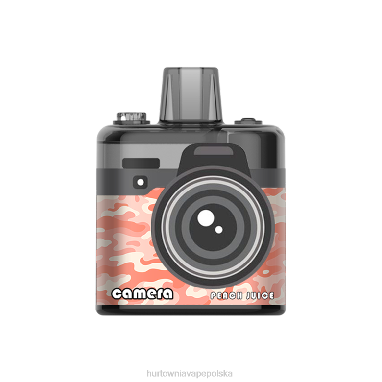 Vape Shop Warszawa - LAVIE Camera 8000 zaciągnięć 8R2Z174 sok brzoskwiniowy