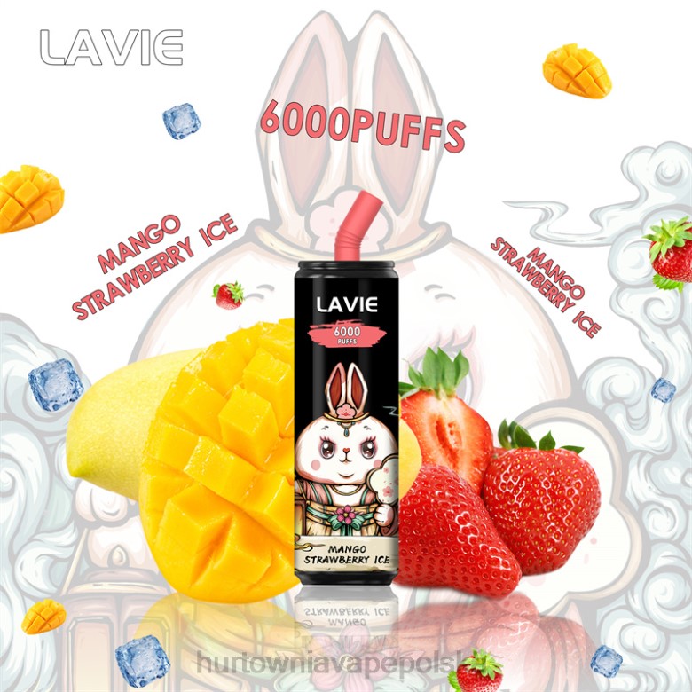 Vape Tech Poland - LAVIE Coke BAR 6000 zaciągnięć 8R2Z273 lód truskawkowy z mango