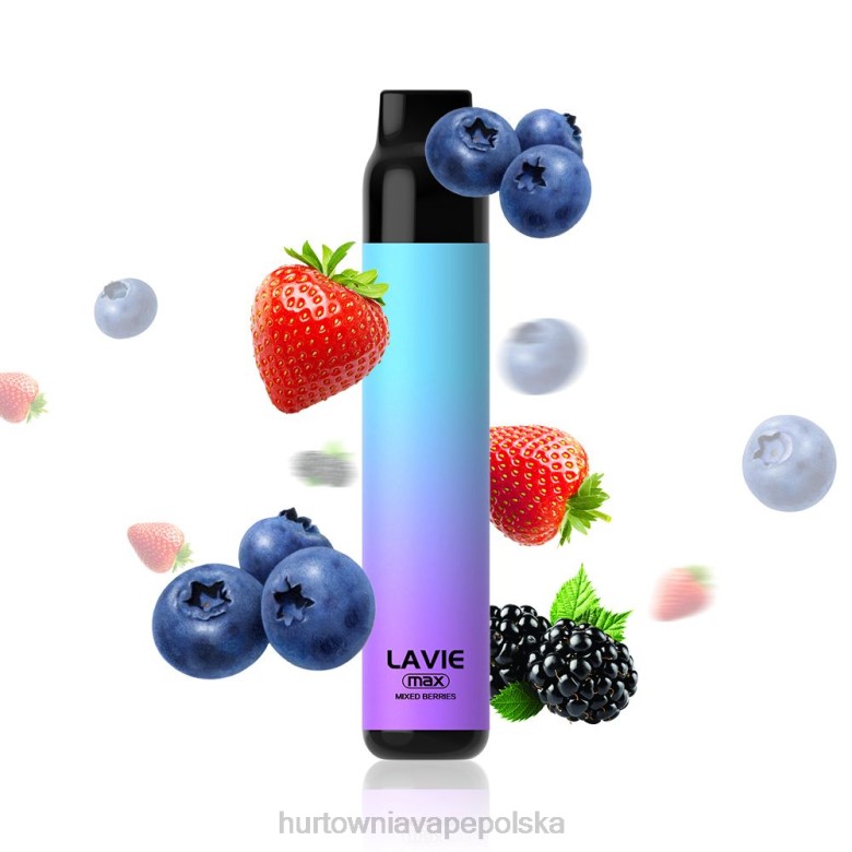 Hurtownia Vape Polska - LAVIE BAR 5000 zaciągnięć - max 8R2Z281 mieszane jagody