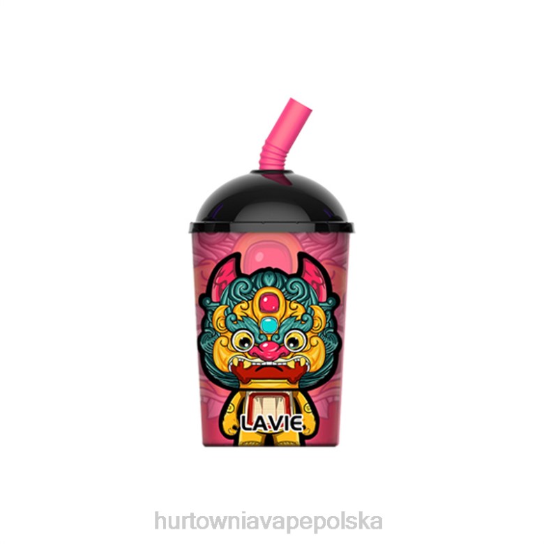 Vape Shop Kraków - LAVIE Max Cup 8000 zaciągnięć 8R2Z266 lód truskawkowy z mango