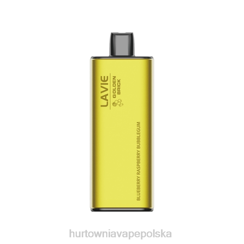 Vape Shop Lublin - LAVIE GOLDEN BRICK 10 000 zaciągnięć 8R2Z55 guma balonowa jagodowo-malinowa