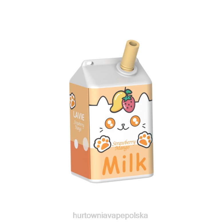 Hurtownia Vape PL - LAVIE MILK 7000 zaciągnięć 8R2Z182 mango truskawkowe