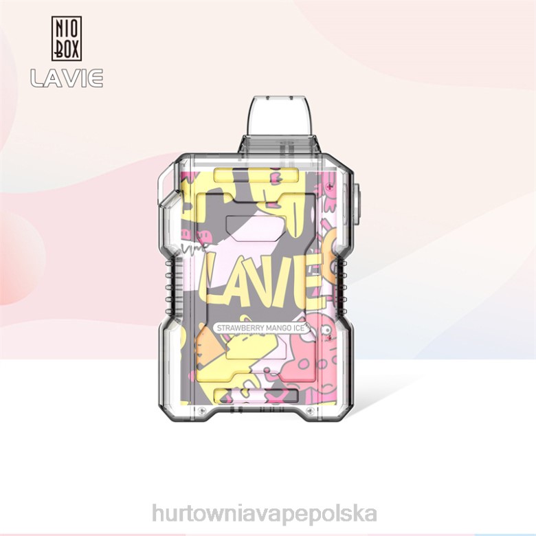 Wapować Kupic - LAVIE NIO BOX 9000 zaciągnięć 8R2Z190 lód truskawkowo-mango